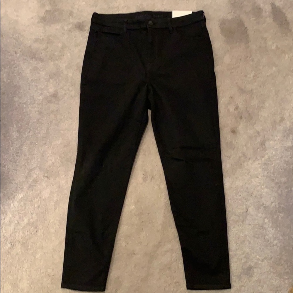 Curvy hi rise jegging black
